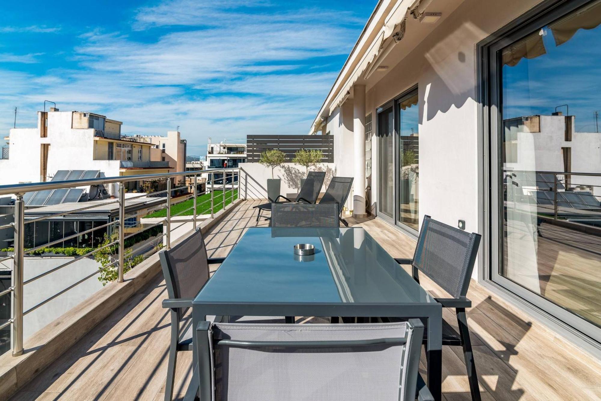 Appartamento Dreamy Athens Penthouse With Acropolis View Esterno foto